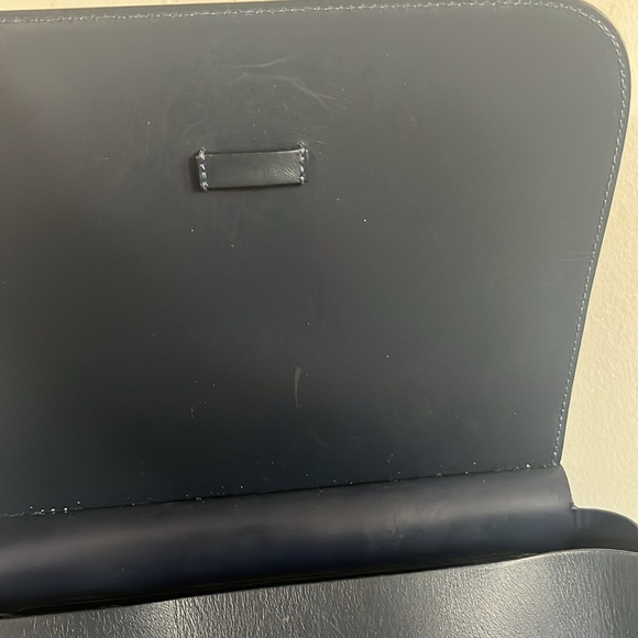 Mansur Gavriel Blue Leather Backpack Bag - Picture 12 of 12